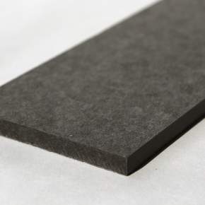 Фиброцементная панель CLADBOARD 1220Х3050мм ( 3.7 м2 ) Полированный цвет  Темно-серый