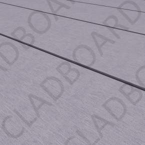 Фиброцементная панель CLADBOARD 1220Х2400мм ( 2.9 м2 ) Линеарный цвет  Светло-серый